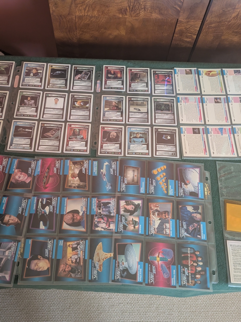 Collectible Trading Card  Star Trek Series And Panini Stickers